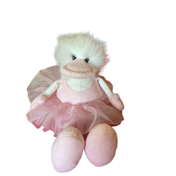 Ganz brothers heritage collection, pink and white ballerina, fuzzy duck, plush t - Picture 2 of 6
